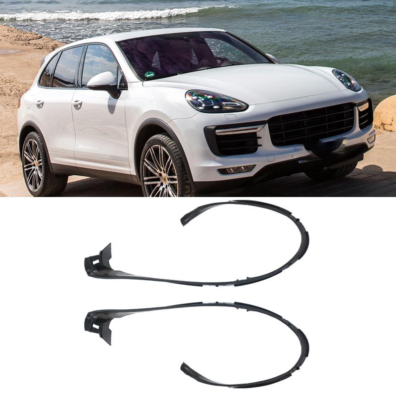 For Porsche Cayenne 2015-2018 2019-2021 Headlight Rubber Sealing Strip Trim Headlamp Decorative Strip Car Accessories