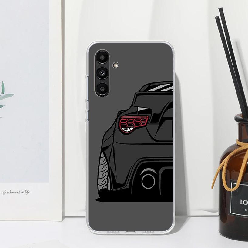 Japan JDM Sports Cars Comic Phone Case For Samsung Galaxy A17 A37 A57 A16 A26 A36 A56 A15 A25 A35 A55 A14 A24 A34 A54 A13 A23 A3