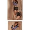 Zimei Night Crisp Underwear Instructor Uniform Temptation Bed Passion Midnight Charm Pajamas One-piece Hip Wrap Skirt Women