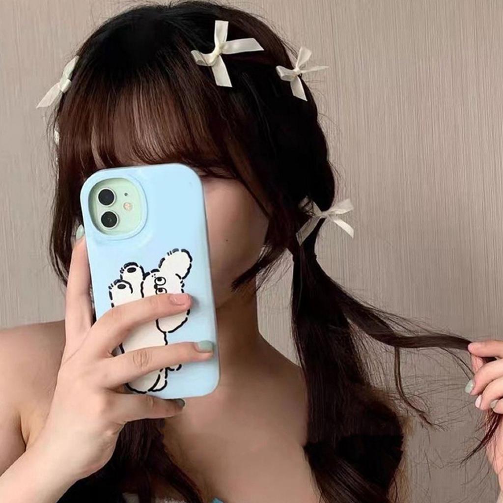 2Pcs Bow Hair Clips Ribbon Hair Bow Hair Bows for Womens Mini Bow Hair Clip Vintage Hair Bows Hair Barrette