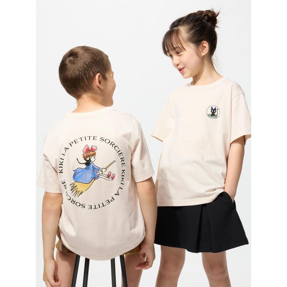 

Uniqlo Футболка с коротким рукавом от Kids Studio Ghibli UT Graphic E 30 NATURAL/KIDS 120