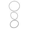 200Pcs 16 To 30mm Sizes Watch Back Gasket Round O Ring Rubber Washer  For Most Watches