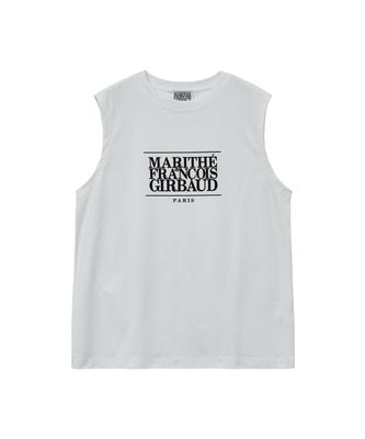 Malittepeulangsowajeobeo Classic Logo Sleeveless White