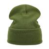 Modische Strickmütze, einfarbig, Herbst und Winter, leichte Platte, gestapelte Mütze, Outdoor-Mode, warme Mütze