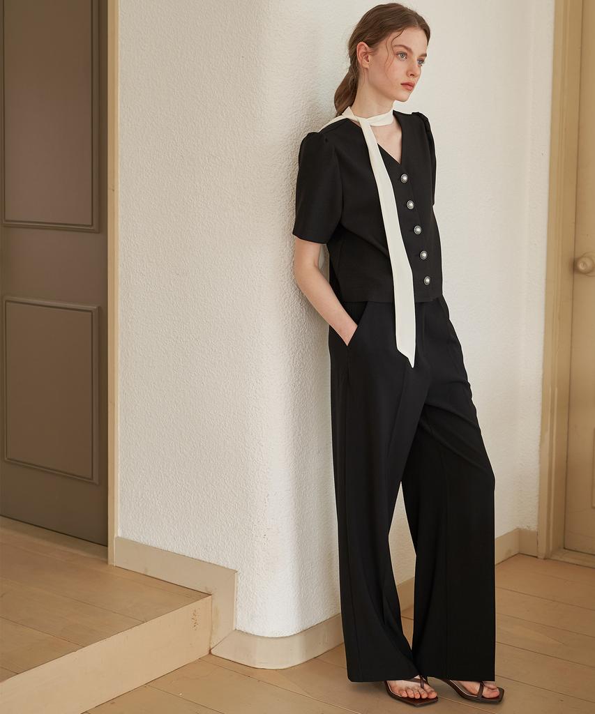 Peullobeu Classic Fit Pants (Bk)