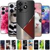 Pour Tecno Spark 10 Pro Coque KI7 Silicone Souple TPU Arrière pour Tecno Spark10 Pro Peint Spark 10Pro 4G 6.8'' Coque Fundas