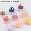 Empty Transparent Puffs Drying Box Storage Case Portable Sponge Stand Cosmetic Egg Shaped Rack Makeup Blender Puff Holder