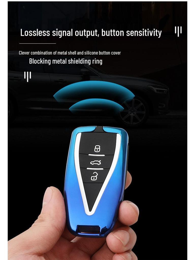 Venucia Star & Big V 2020/21 Car Key Case with High-End Shell Buckle