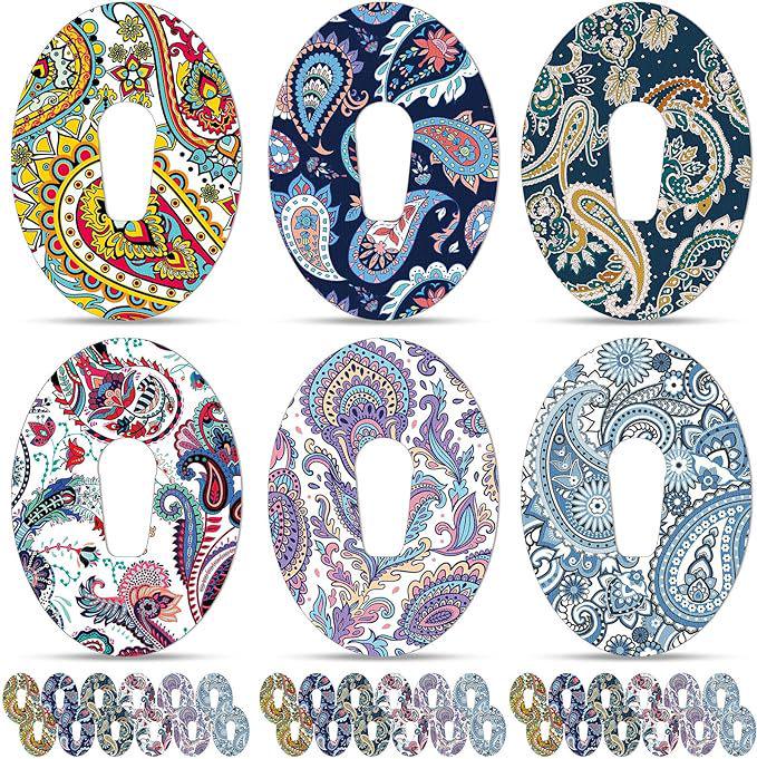 Festive Cartoon Blood Glucose Meter Waterproof Sticker: Sweatproof, Colorful, Dynamic Sensor Patch