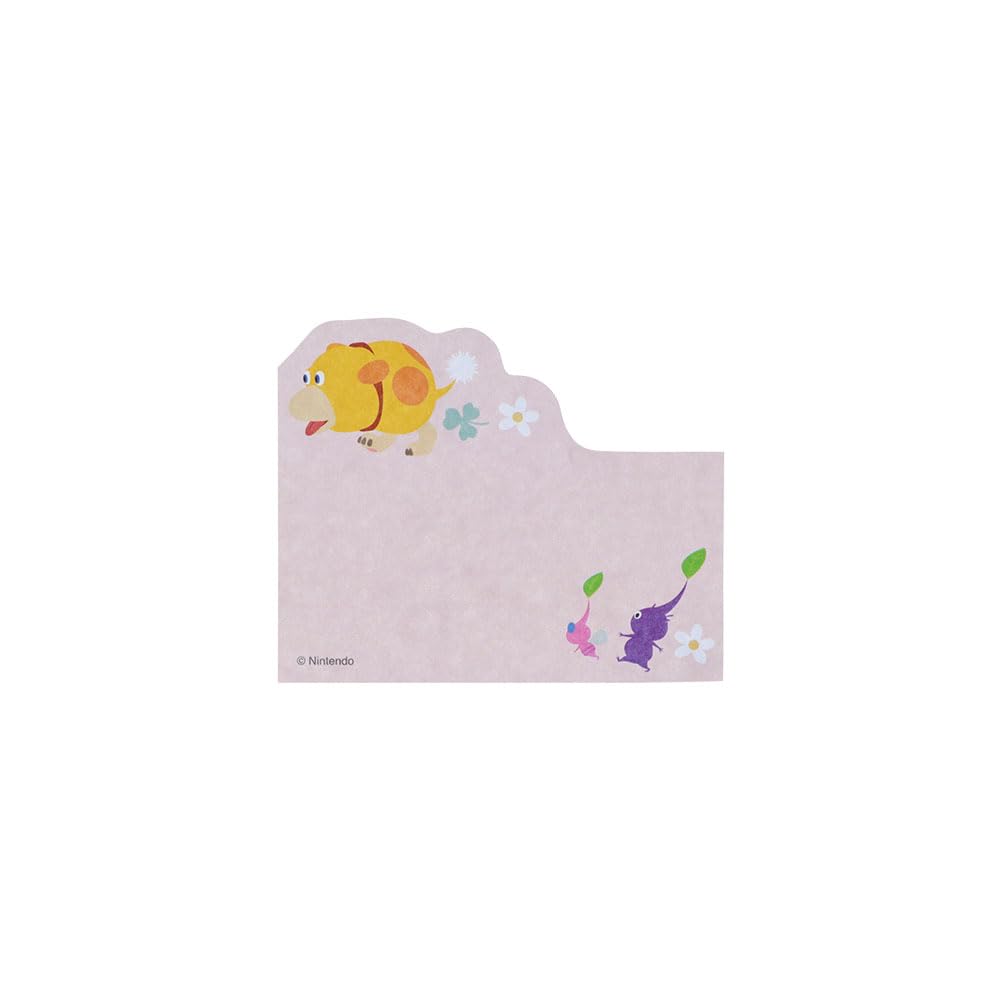 Stationery Pikmin Nintendo Goods Sticky Choose Your Favorite S2848724 Sun-Star Notes, Pattern, Beige,