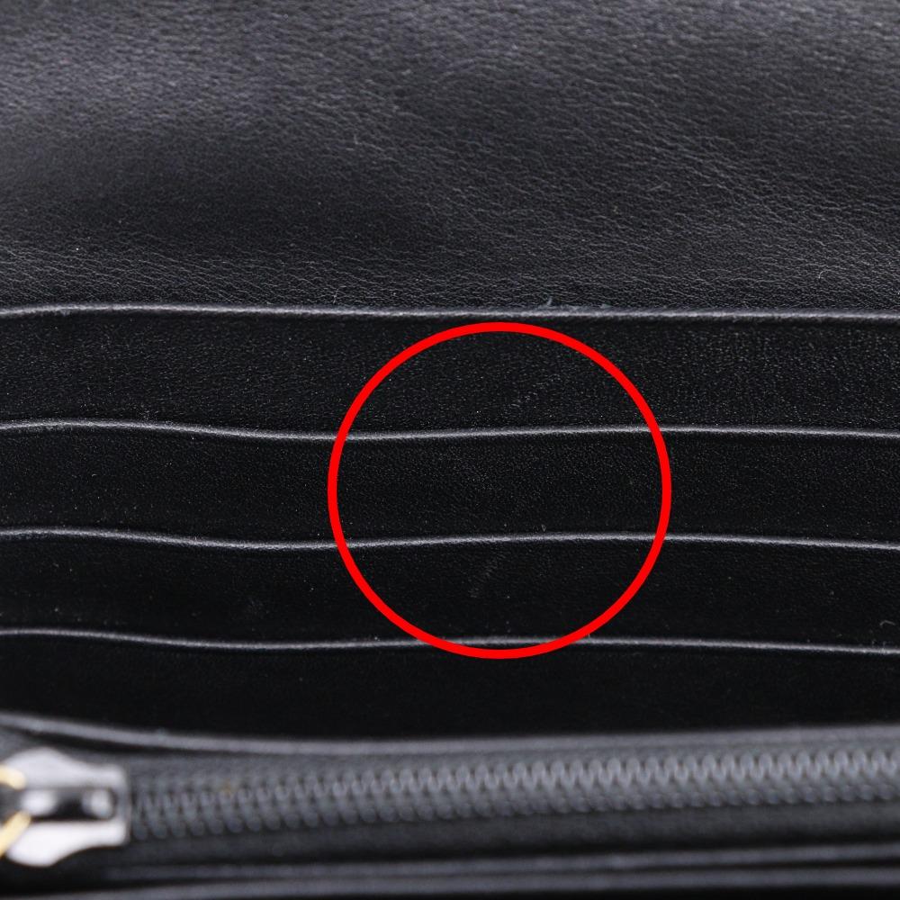 GUCCI GG Marmont Purse 443436 black Calfskin Women Used