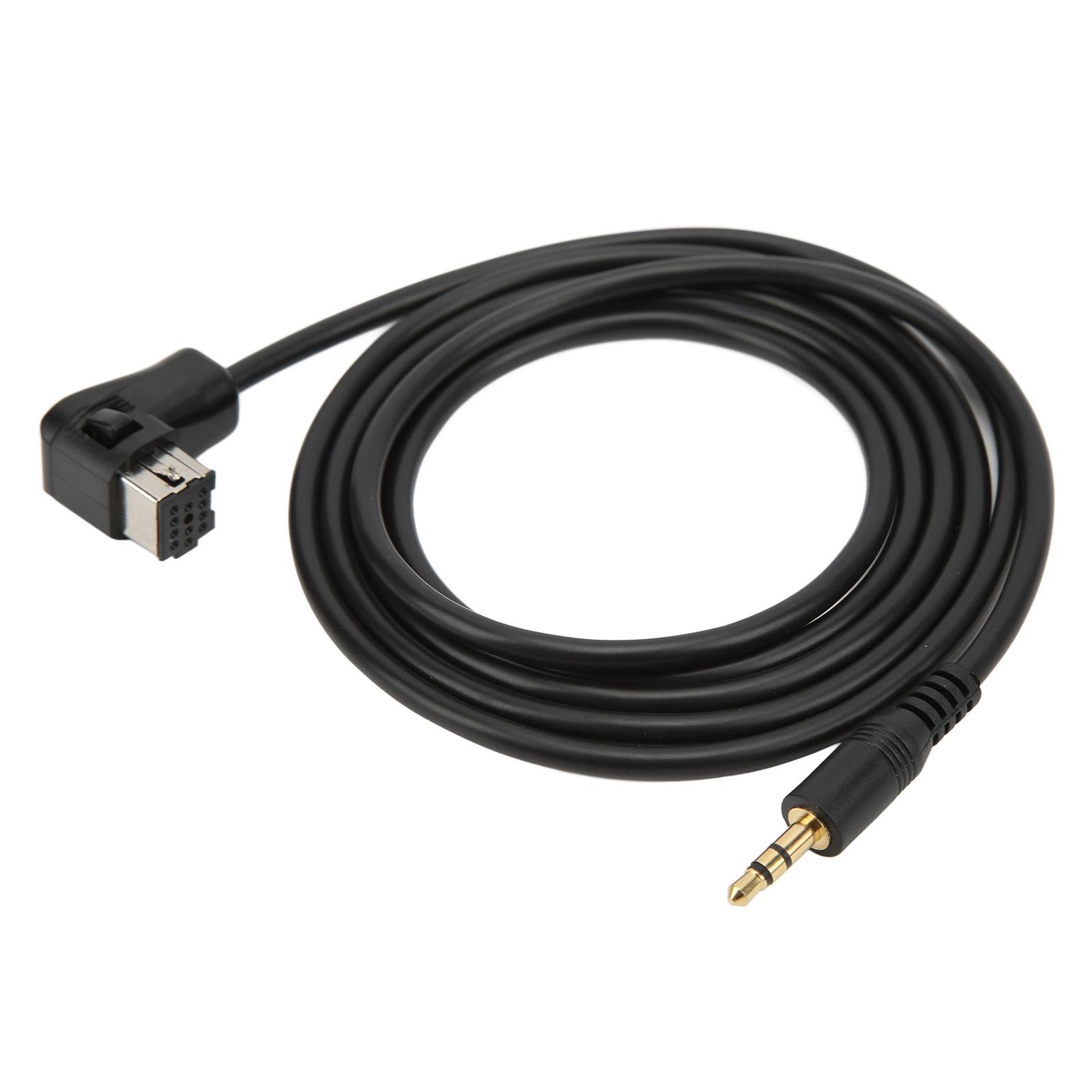 Koogeelife Car Radio Audio Aux Cable 3.5Mm Mp3 Input Adapter Replacement For Pioneer Headunit Ipbus