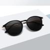 New polarized sunglasses trendy round frame metal sunglasses men's outdoor fishing street shooting sunglasses women