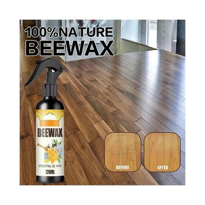 120ml OUHOE Spray Cera d'Api per Mobili Cura Mobili Pavimenti Lucidante Impermeabile Anti-Secchezza Screpolature Graffi Cera di Rinnovamento