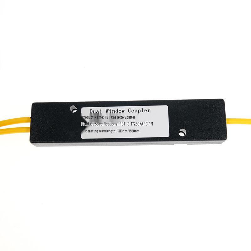 Telecom-Grade 1x2 SC/APC Splitter Fiber Optic Patch Cord