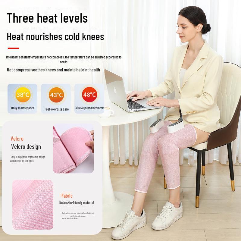 Electric Air Pressure Calf and Knee Massager for Physiotherapy and Slimming