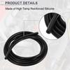 RATCHROLL 1PC Universal Silicone Vacuum Tube Hose High Temperature 6.6FT 3/16" 4mm ID 3.0mm