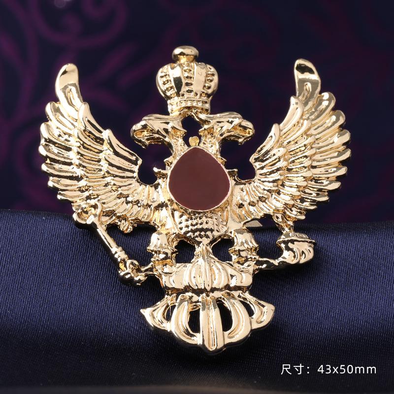 Pánský císařský kroužek na límec s kamínky Klip na kravatu Kroužek na kravatu Vintage rytířský kroužek na kravatu Spona na kravatu pro společenskou košili