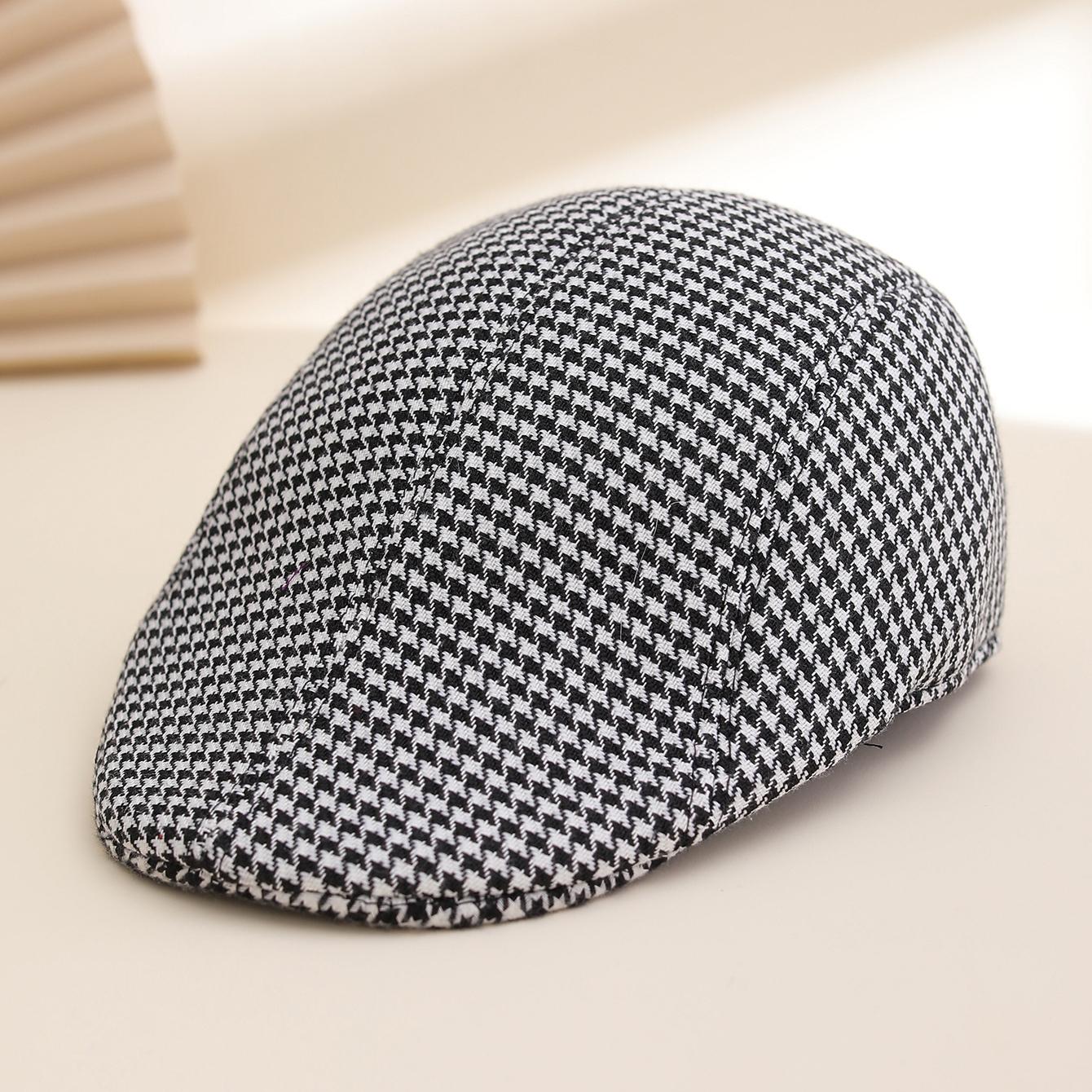 

Vintage British Style Tweed Cap Spring Autumn New Beret Hat Korean Fashion Versatile, Stylish Headwear for Women One Size