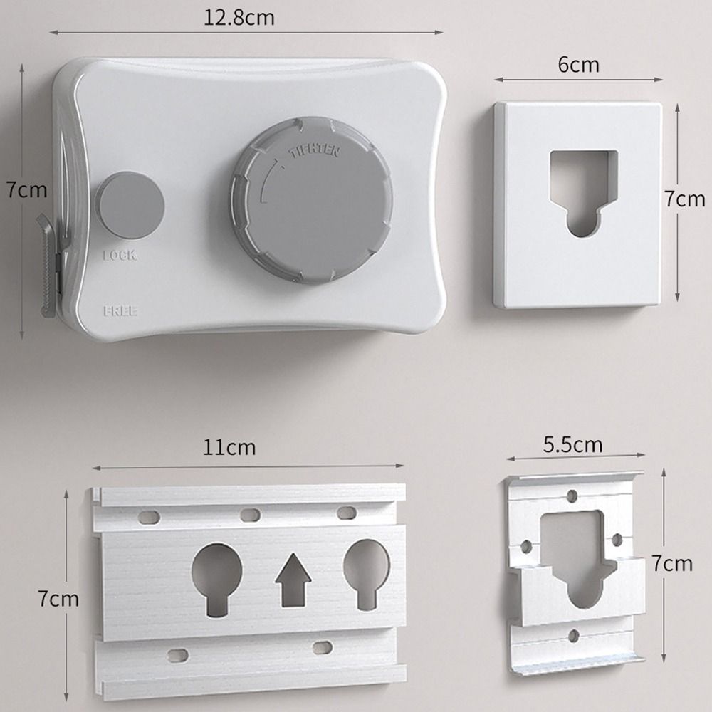 Wall Mounted Clothes Line Dryer Retractable Laundry Drying Hanger Bathroom Storage