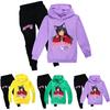 Aphmau Print Kids Cotton Cartoon Hoodie And Long Pants Set For Winter And Spring Playwear