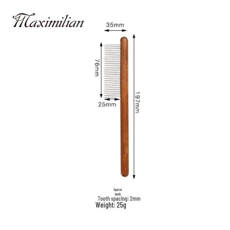 

Антикварная расческа из цельного дерева для кошек и собак