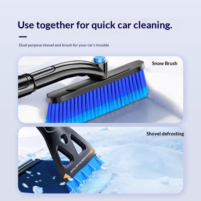 Snow Shovel Car Snow Shovel Artifact Snow Plow Car Brush Car Glass Defrost Scraping Snow Deicing Winter Snow Removal Tool