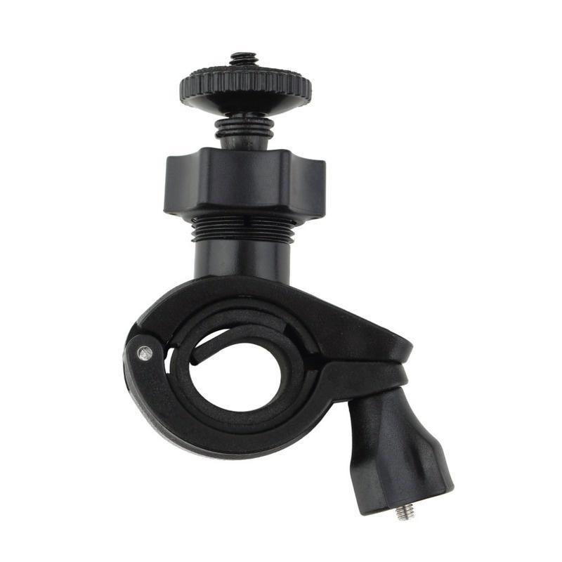 1PC/2PCS Black Camera Accessory Bike Motorcycle Useful Sport Camera Holder Bracket Handlebar Mount Stand