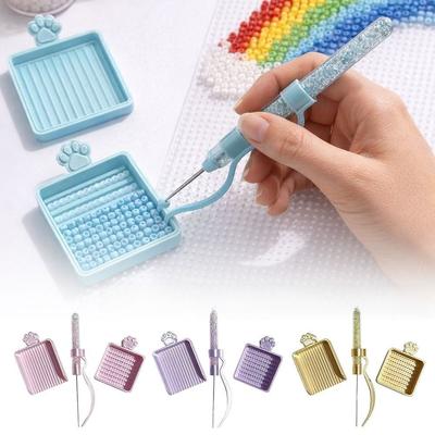 3PCS DIY Fuse Bead Pen Set Cat's Paw Collage Bead Tool Creative Perler Bead Pen