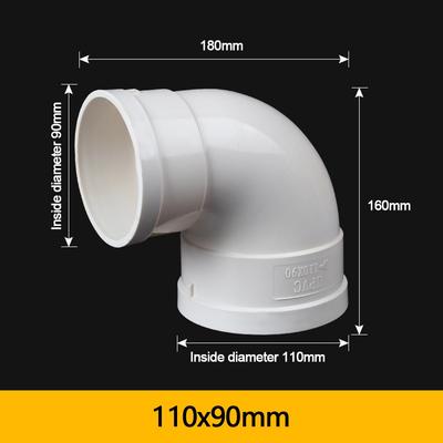 New PVC Pipe Reducing Elbow 2 Way White Pipe Fitting Corner Fittings Pipe Furniture Garden Support Structure