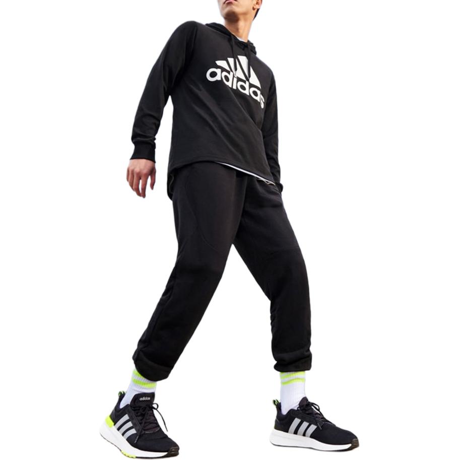 adidas Sweatshirts Men's Black Hooded Moderate Regular GV5281
