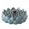 Handmade Ceramic Lotus Incense Burner for Zen Home Meditation Decor Exquisite and Unique Hand Carved Lotus Flower Pattern