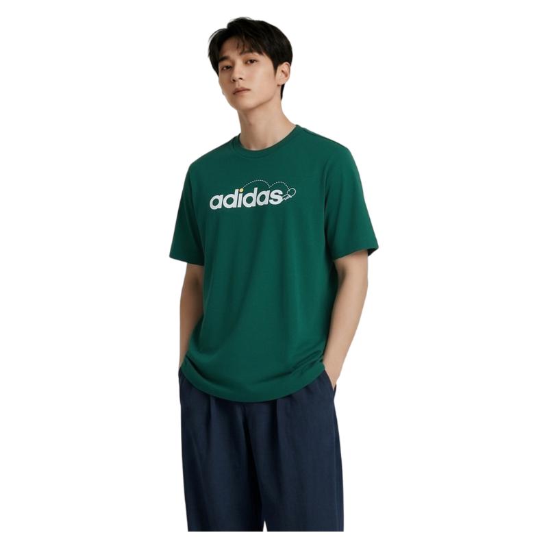 adidas Short-Sleeve Sportswear for Men And Women, Casual Versatile Outdoor Fitness Top JJ0616