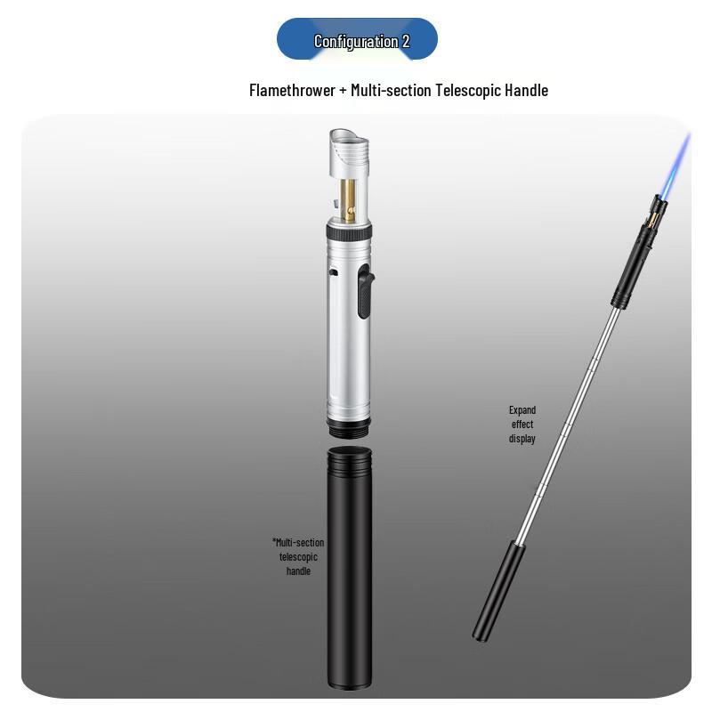 ZISIZ Extended Handheld BBQ Torch Lighter
