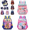 New Cartoon Kindergarten Backpack Waterproof And Durable Large Capacity Suitable For 3-8 Year Old Children Nylon Material 14-inch Size 20-35l Capacity