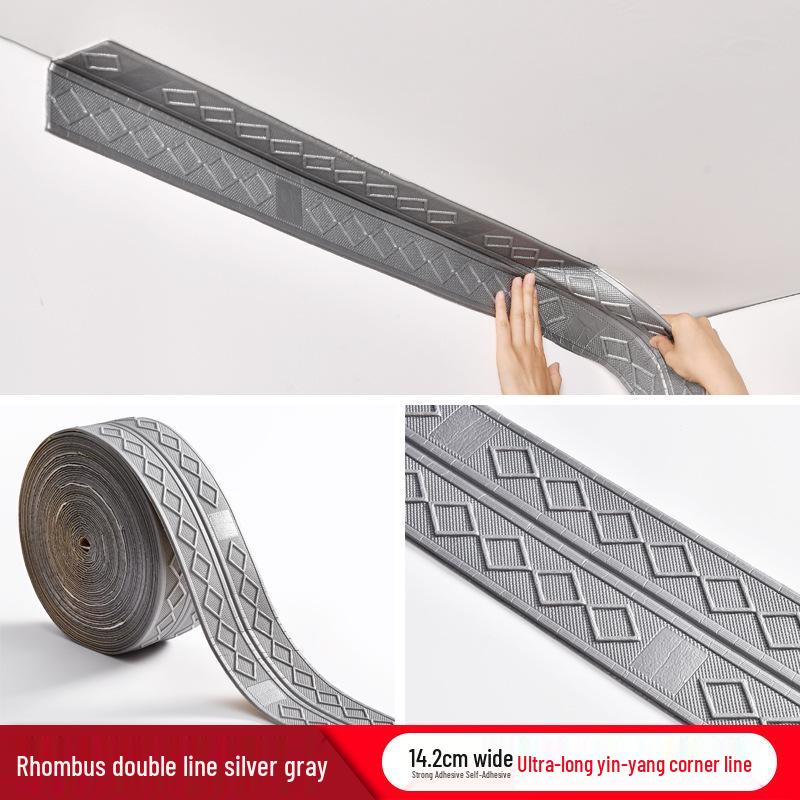 Waterproof Self-Adhesive Decorative Skirting Board & Frame Strip