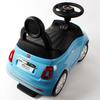 Porteur fiat 500 sonore pour enfant - mgm - bleu - dès 12 mois