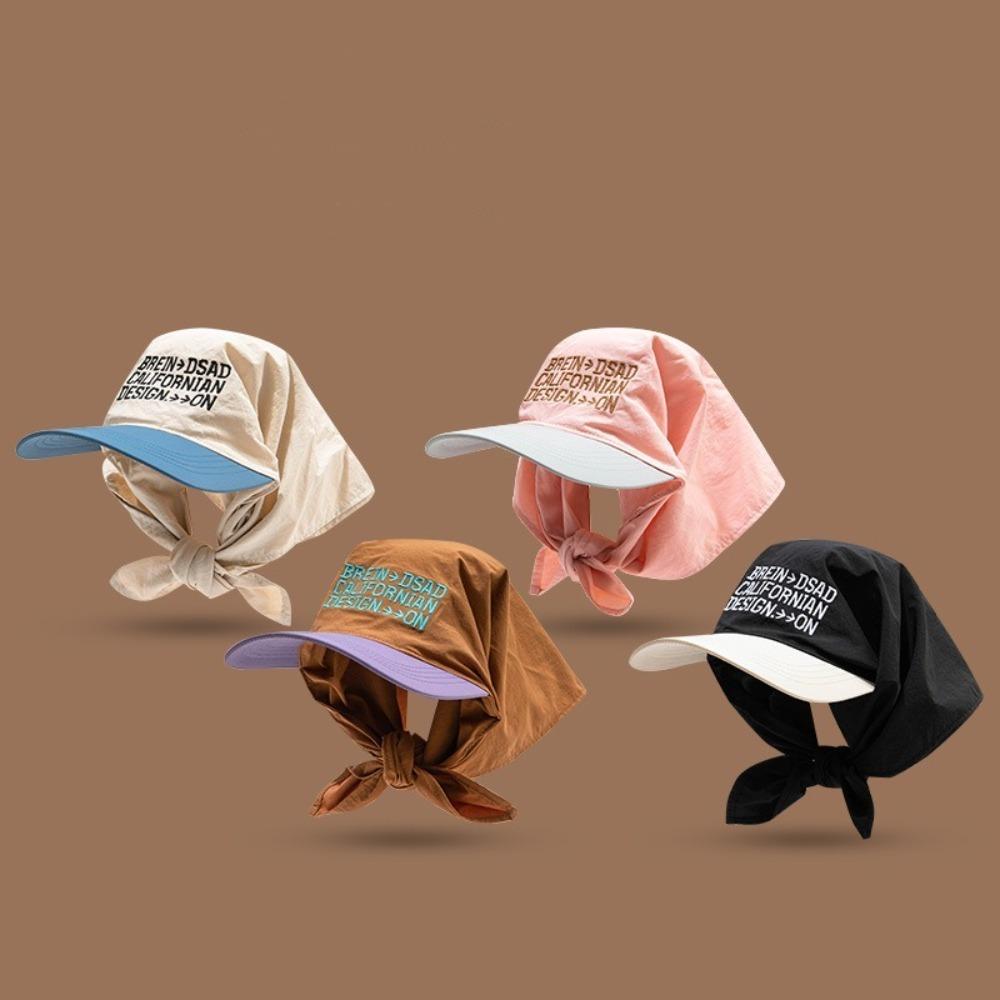Breathable Sunscreen Headscarf Caps Quick Drying Sun Caps Fashion Peaked Cap  Summer