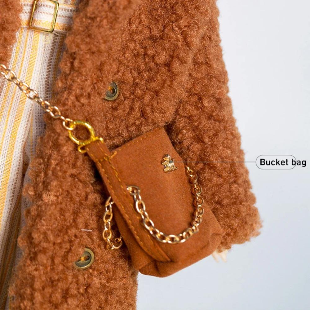 Bambola Supermodella da 32 cm Vestiti Completo Moda Europea Serie Maglione Giallo Set di Accessori Abito da Principessa Giocattoli Fai-da-te Regali per Collezionisti