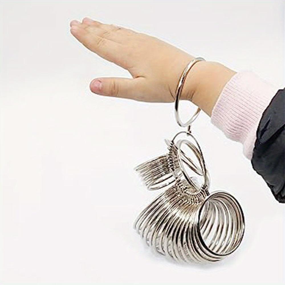 US-Größen 1-27 Armband Handgelenkumfang Messwerkzeug Metall Juwelier Präzises Praktisches Bequemes Schmuckmesswerkzeug