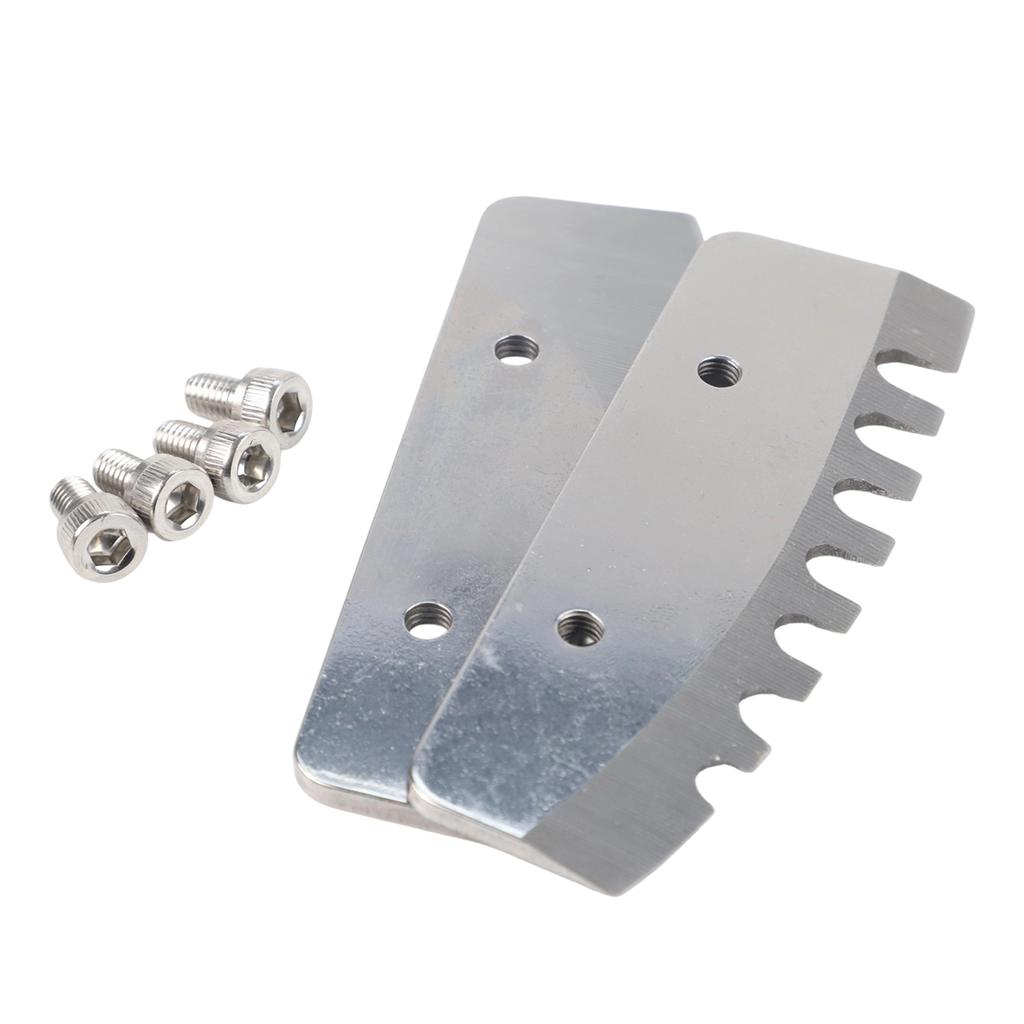Stainless Steel Auger Blades for Power Ice Auger 8 Inch Replacement Set of 2
