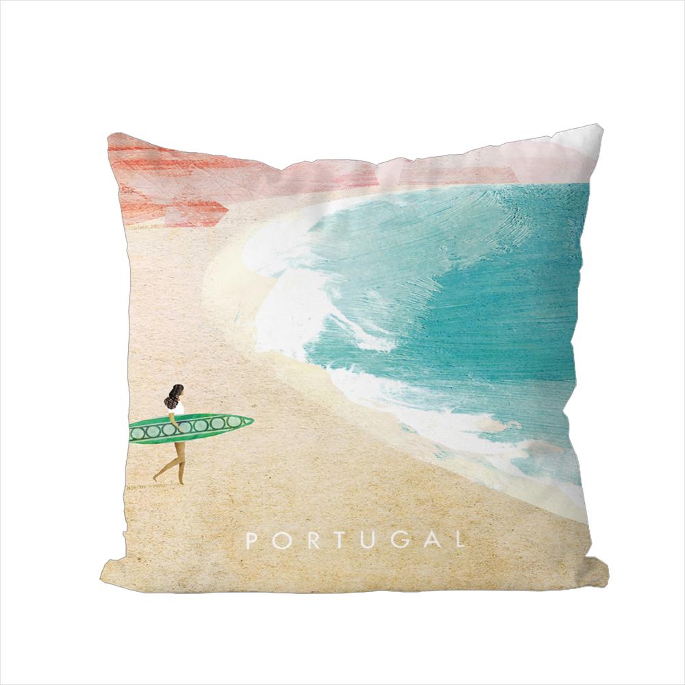 H-Henry Art Pillow Case For Car Sofa Decorative Home Double-sided Print Plush Square Throw Pillow Cushion Cover