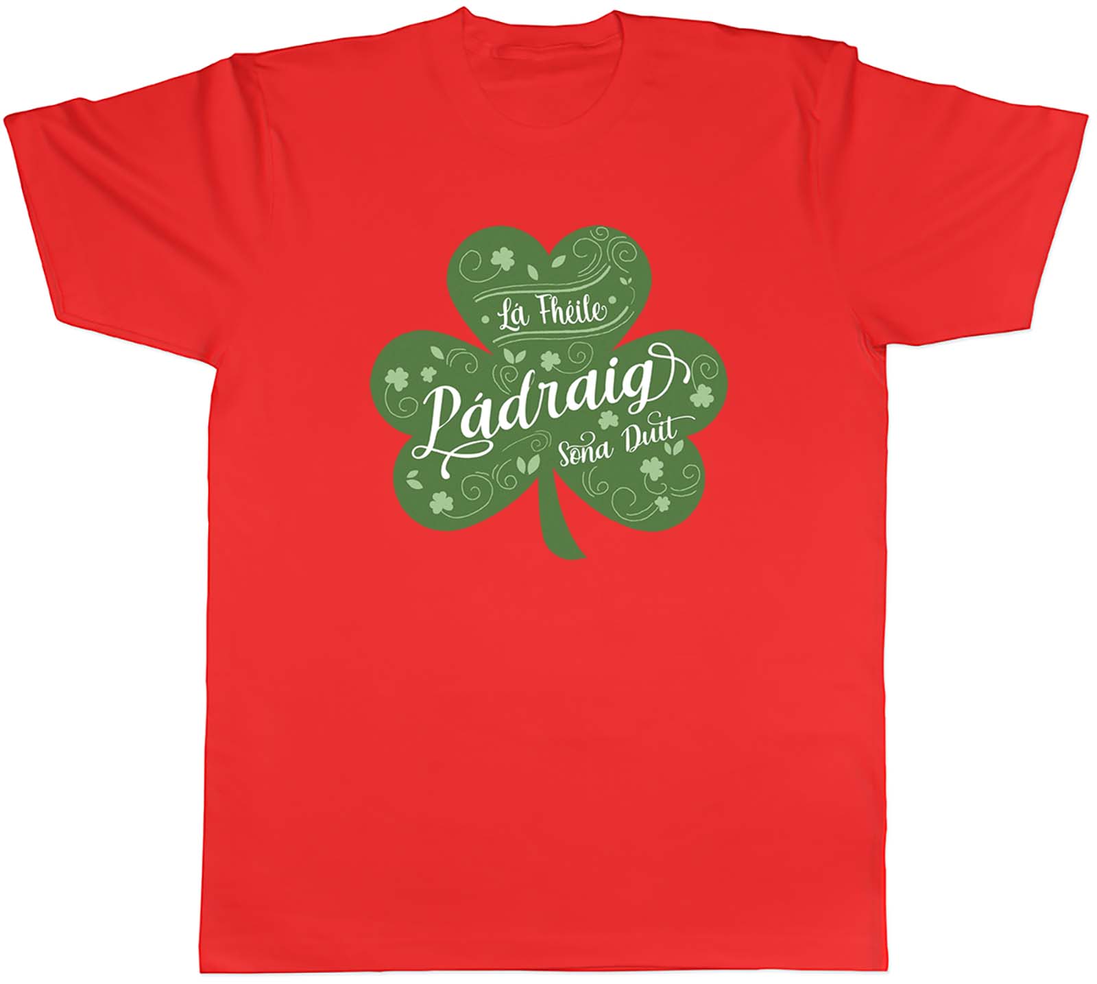 St Patricks Day Unisexs TShirt La Fheile Padraig Gaelic Irish Unisex Tee Gift S