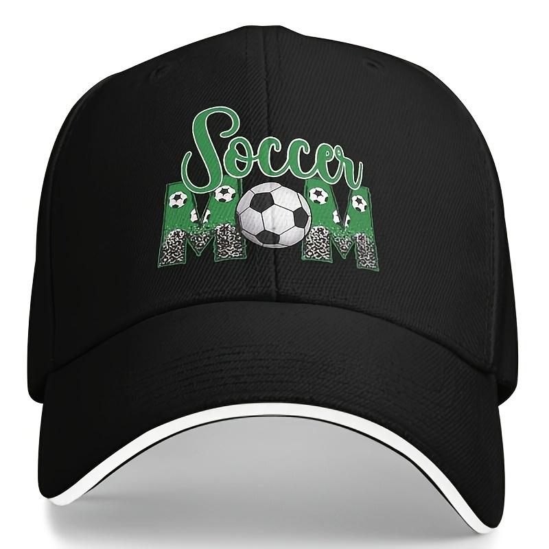 Soccer Mom Baseball Cap Adjustable Lightweight Polyester Sporty Mom Hat for Adults Casual Games