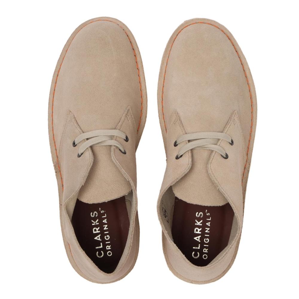 Clarks Desert Boot 26155527 Piaskowy Zamsz