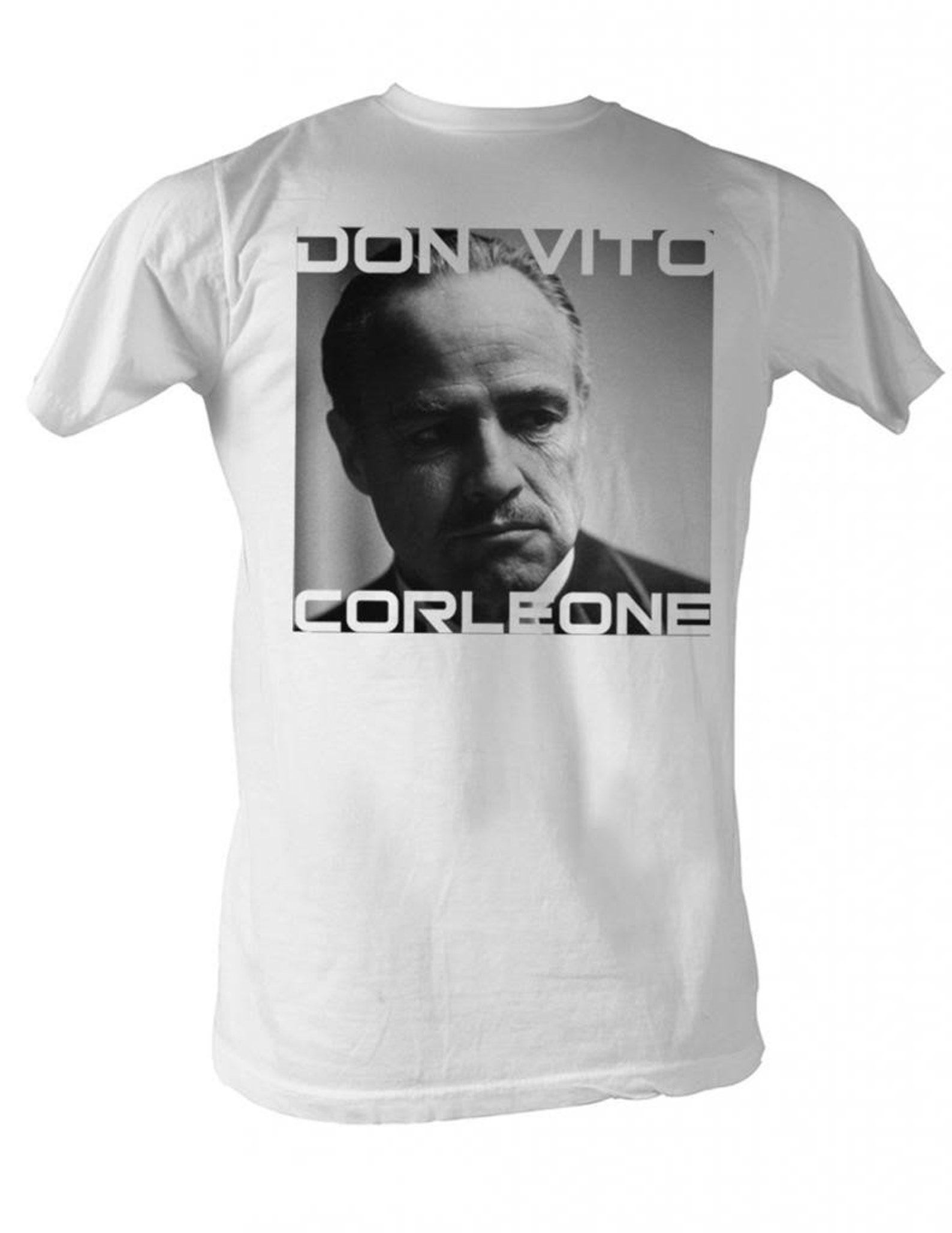 Godfather Don Vito White Adult T-Shirt S