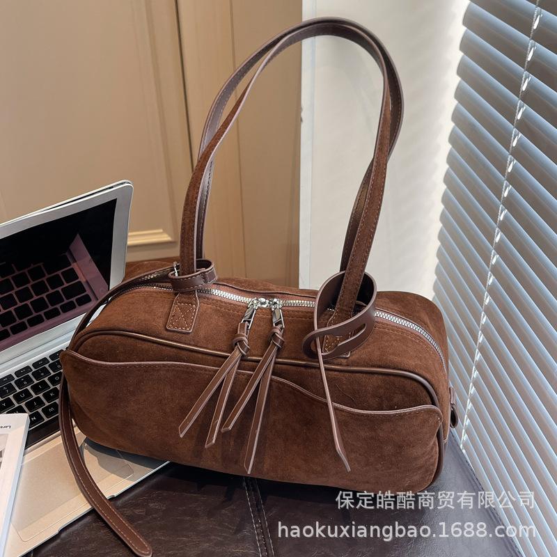 Retro Bag Women's Large Capacity 2025 New Autumn and Winter Versatile Casual Shoulder Underarm Bag Work Commuter Pillow Bag