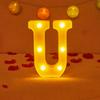 Alphabet Letter LED Lights Luminous Number Lamp Decor Battery Night Light for Home Wedding Birthday Christmas Party Decoration KTY