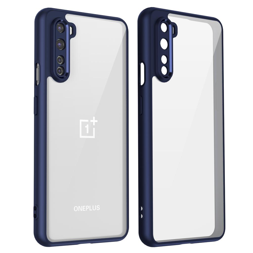 Oneplus Nord AC2001 AC2003 Case Clear TPU Shockproof Bumper with Clear Back Hard Cover Phone Case for Oneplus Nord AC2001 AC2003