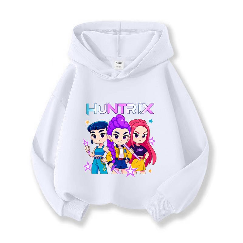 2025 Hot Anime K-Pop Loveliness Demon Hunters Thickened in Autumn and Winter  Harajuku Hip Hop  Hoodie